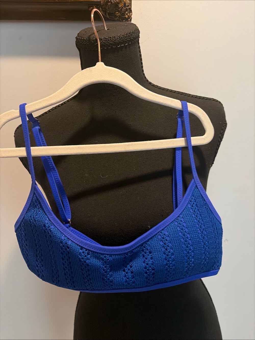 White Fox Swim Bikini Cobolt Bathing suit Blue Two Piece - Picture 3 of 15